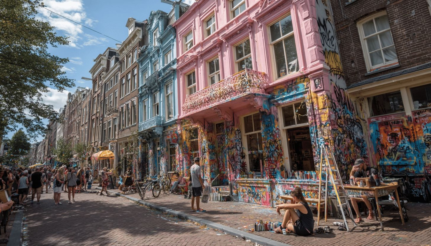 De evolutie van straatkunst in Nederlandse steden en de impact op het toerisme